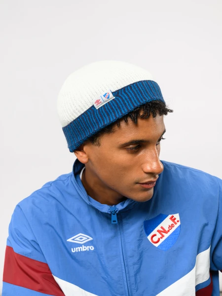 Gorro Orgullo Nacional Hombre Blanco, Azul Marino, Azul Royal